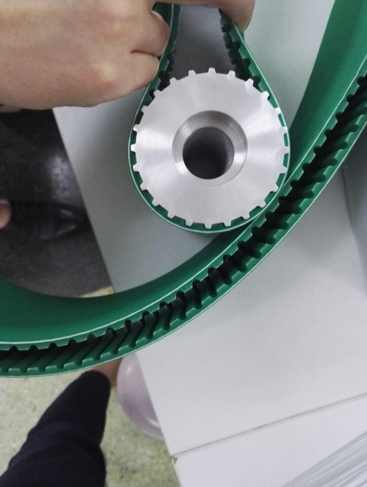 Stock Timing Belt Pulley Variable Speed Industrial Rubber PU Conveyor Timing Belt