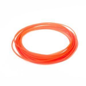 China Manufacture Orange Color Smooth Surface Polycord Round Belt for Food Sorting