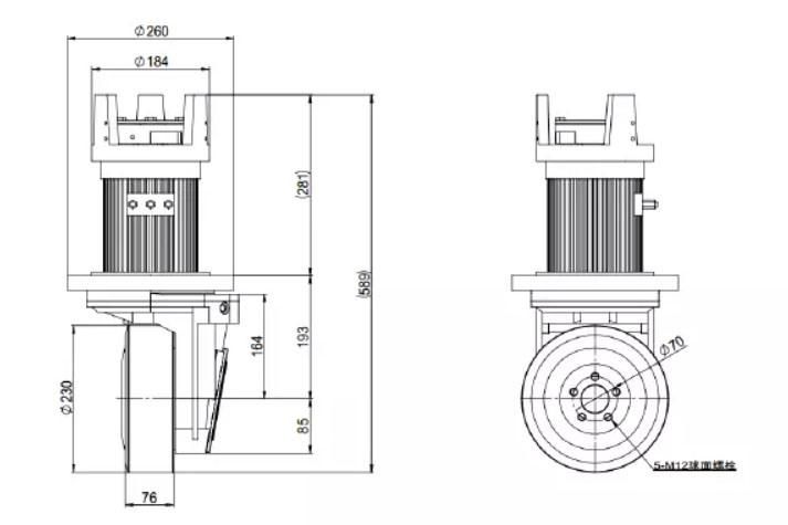 High Standard Agv Driving Wheels for Electric Industry (TZ12-DA15)