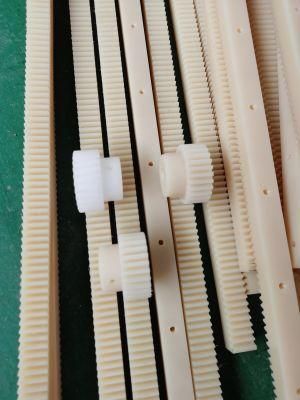 M1-M10 High Hardness Nylon Rack and Pinion Gear Custom CNC Plastic Gear Rack