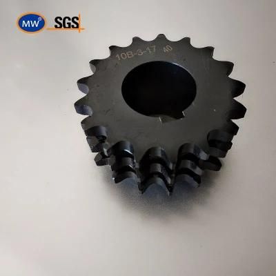 Tapered Bore Yellow Zinc Plated Sprocket