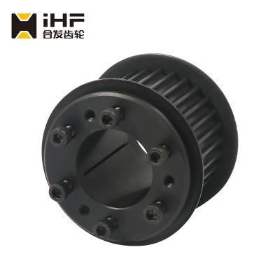 High Concentricity Synchronous Pulley Htd5m T5m S5m XL L Blackened Cone Sleeve Timing Pulleys for Industrial Robots