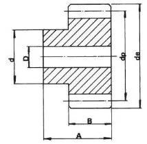 Driving Gear with Tip Diameter 100.5mm and 33mm