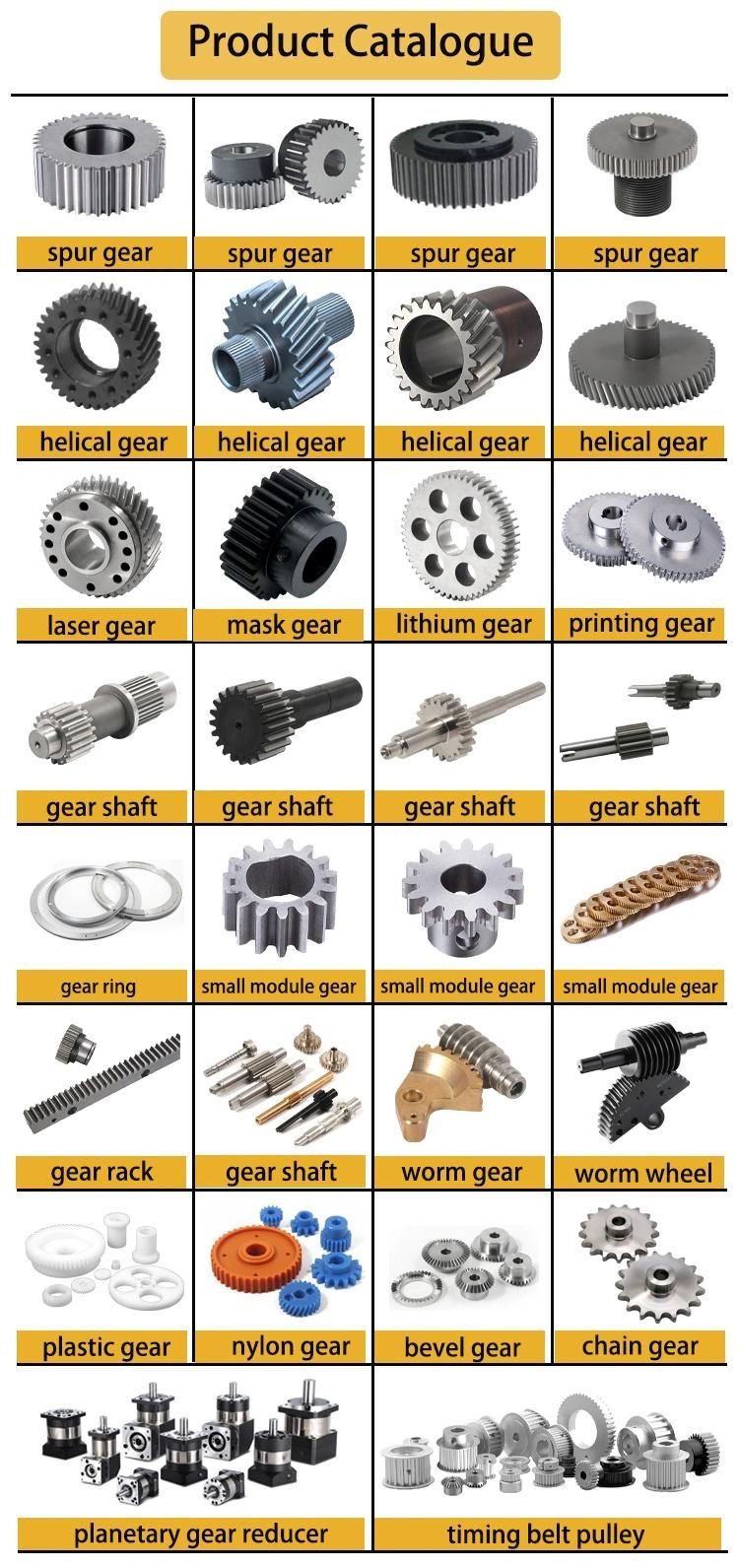 DIN Standard C45 Drive Spur Gear