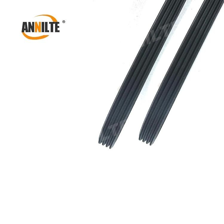 Annilte Industry Transmission Ribbed Belt Poly V Belts Multi Pl Pk Belt for Pulling Equipment