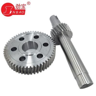 Module 6 and 23 Teeth Customized Gear Shaft for Drilling Machine/ Pile-Driver Tower
