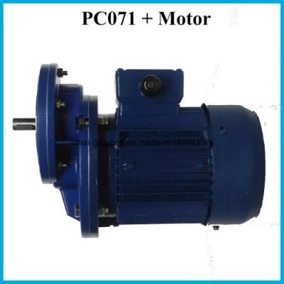 Nmrv050 Gear Motor PC063 Helical Gear Unit with Motor Transmission Mechanical