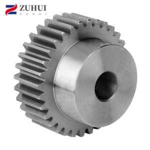 Carbon Steel M1 M2 Spur Pinion Gear with Hub