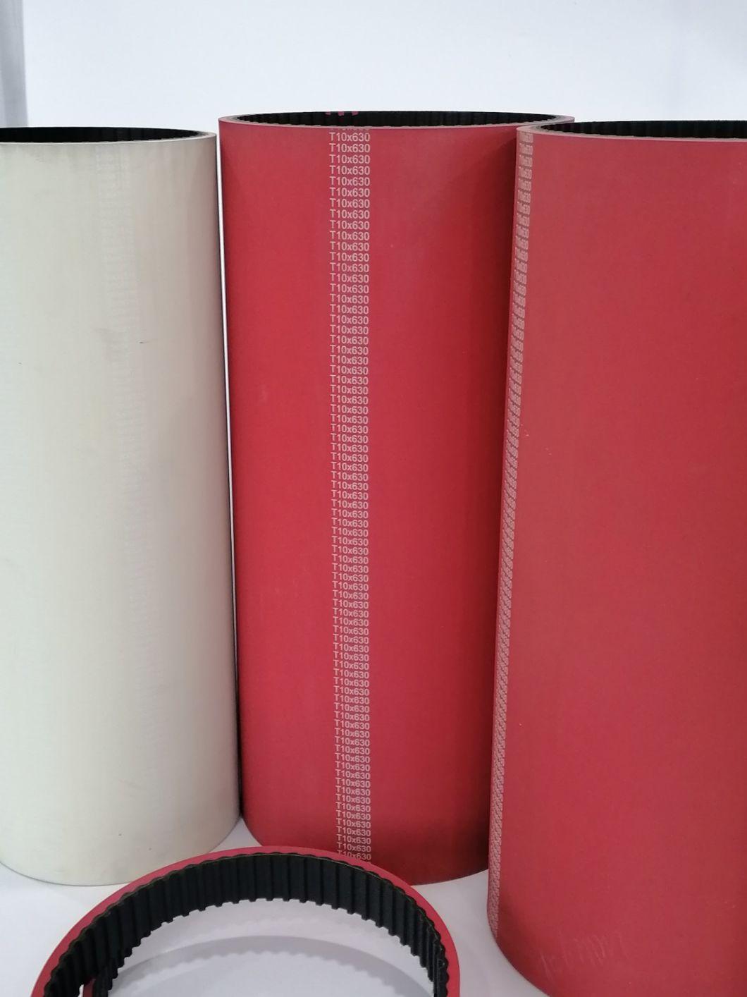 Top Coated Poly V-Belts with White Color