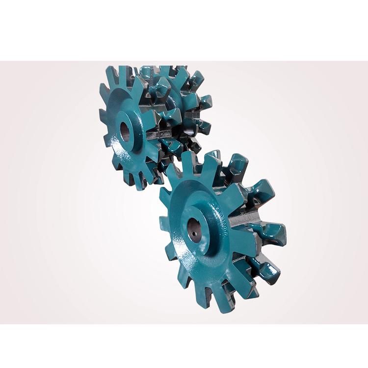 Densen Customized Strict Quality Control Double Teeth Roller Chain Wheel Sprocket From Casting Foundry