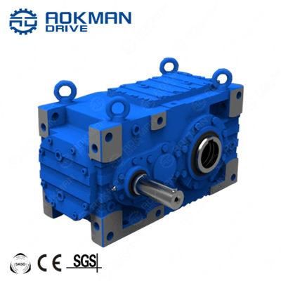 Heavy Duty 90 Degree 100: 1 Ratio Speed Reducer Mc Series Helical Gearbox