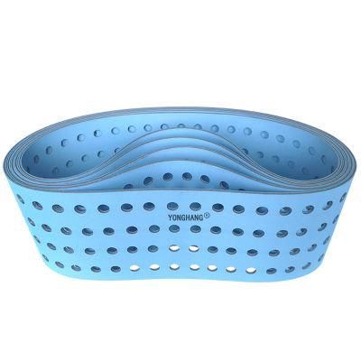 Nylon/Rubber Transmission Belt Flat Belts Sandwich Belt with Punched Holes