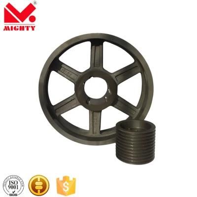 OEM Steel Cast Iron Large V Belt Multi Grooved Drive Pulleys Wheel Dimensions