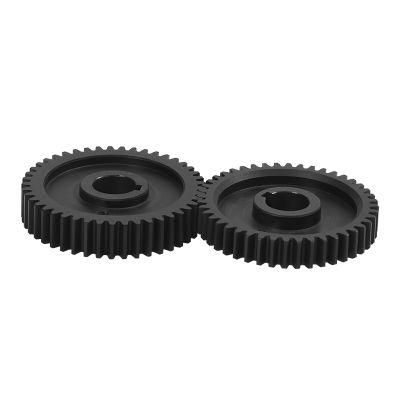 Lubricated and Wear Resistant Spur Gear Manufacturer CNC Machining Small Nylon Plastic Cylindrical Gear