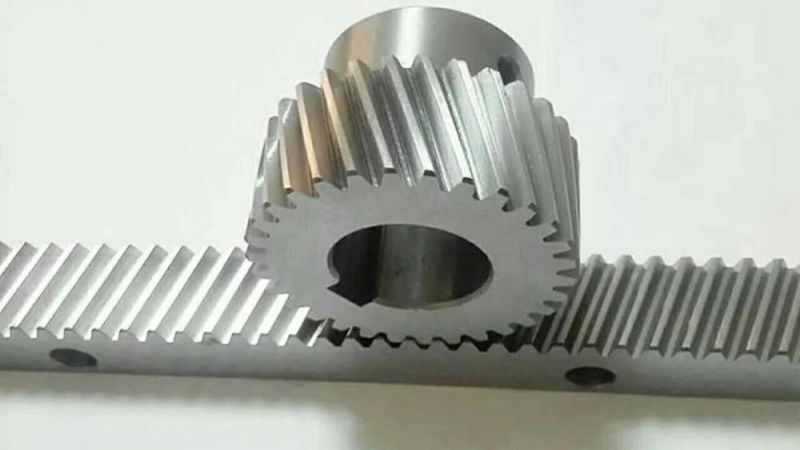 Casting M2.0 Helical Tooth CNC Rack and Pinion