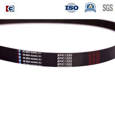 Made in China Industrial V Ribbed Pk Fan Belt 6pk 8pk 10pk at Cheap Price