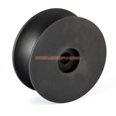 Industry Use Polishing Surface Rubber Rolling Pulley