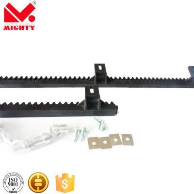 1m 4 or 6 Lugs Steel Core Sliding Gate Standard Tooth Plastic Rack Gears