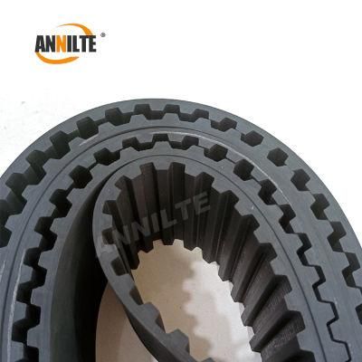 Annilte Manufacturer Customizable Black Curved Teeth Synchronous Conveyor Rubber Belt/V Belt - 2/Industrial Rubber Timing Belt with Teeth