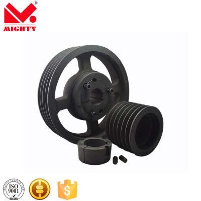 Standard Parts Stock CNC Machining Phosphating Cast Iron Spb200-4 V Belt Pulley for Tractor