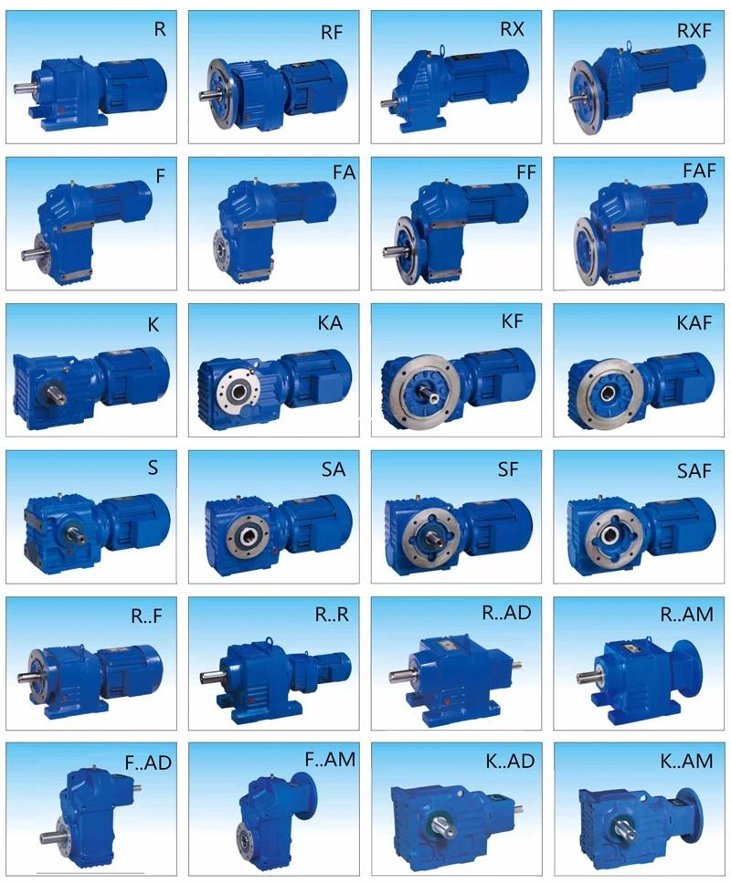 Helical Gear Motor R Series Low Speed High Efficiency