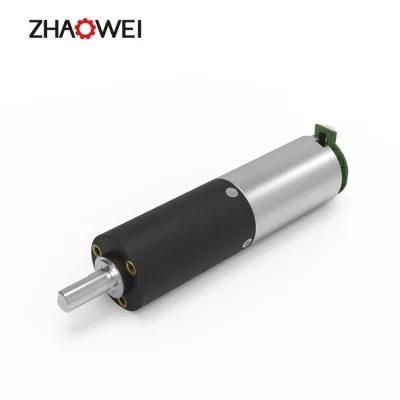 24V DC Motors with Planetary Gearbox 22mm Diameter Metal Shaft