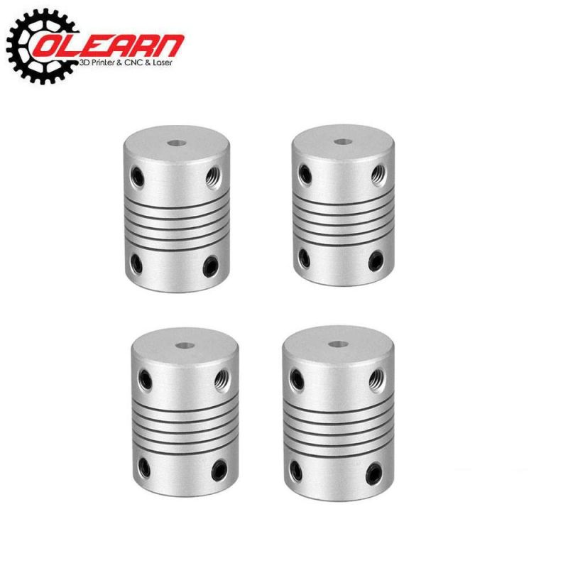 Olearn Shaft Coupling Aluminum Alloy Joint Connector for 3D Printer CNC Machine DIY Encoder