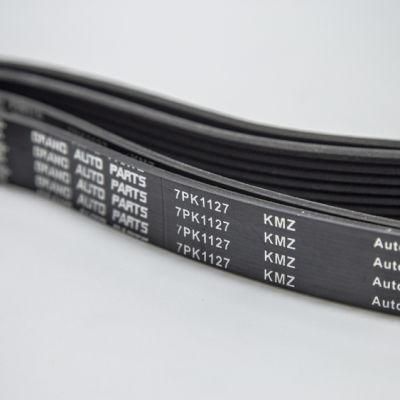 High Efficient Soft and Tenacious Rubber Poly Drive Belt Pk Belt 7pk1127