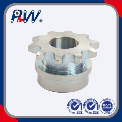 High Quality Nickel-Plated &amp; Made to Order &amp; Finished Bore &amp; High-Wearing Feature Roller Chain Transmission Sprocket (12T)