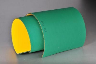 Factory Price High Quality 3.0 mm Green Yellow Sandwich Belt Transmission Belt Flat Belt