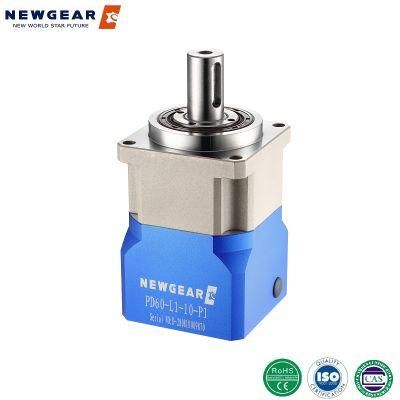 Newgear Solid-Shaft Right Angle Helical Gear Planetary Reducer Gearbox