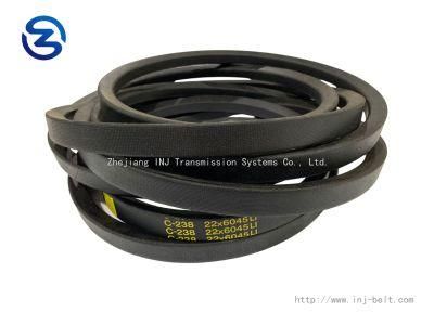 INJ - Professional Wear Resistant Rubber Wrapped narrow v belt transmission belt Rubber V Belt