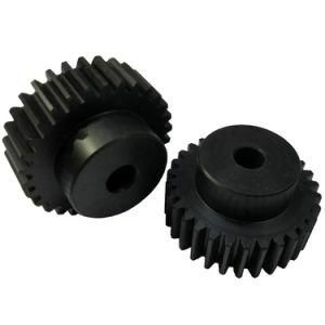 PA66+30GF Making Plastic Machine Gears Durable Custom Plastic Injection Mould Bevel Gears