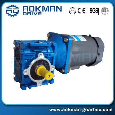 Aokman Nmrv Series Gearbox 12V 24V 350W DC Worm Gear Motor