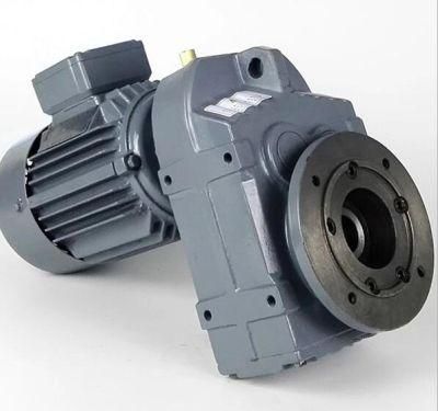 F137 F Series Flange Mounted Helical Gearing Parallel Shaft Geared Motors