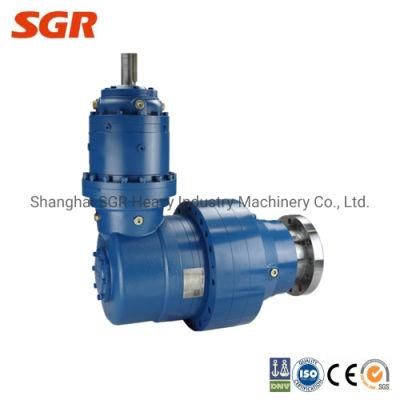 Right Angle Planetary Transmission Gear Box with Hollow Shaft with Shrink Disc
