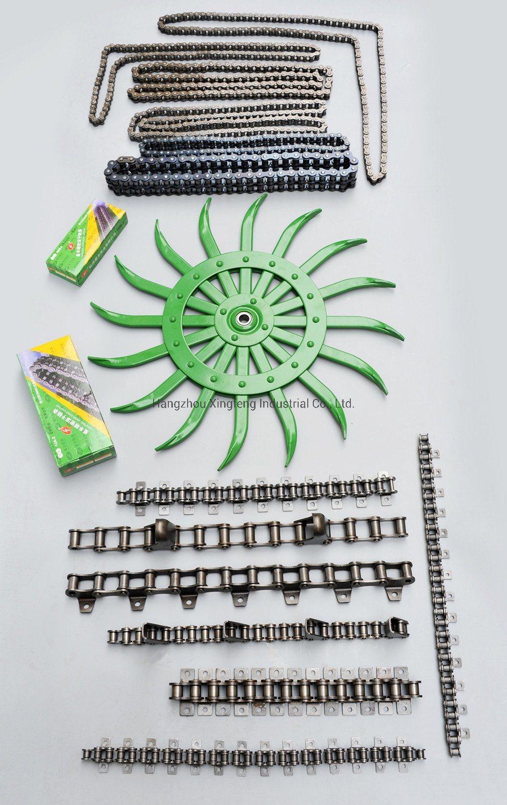10A, 12A, 16A 24A, Short Pitch Conveyor Roller Chain with Attachment