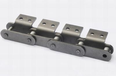 Wear Resistance M80K1FL-P-100 Large Pitch Standard M Series Conveyor Chains with Attachments