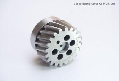 Customized High Precision External OEM Helical Rack Gears Transmission Cement Mixer Spur Gear