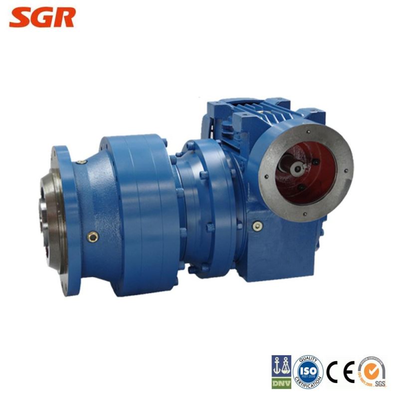 Cast Iron Reducer Double Enveloping Worm Gearbox Transmission 250mm Center Distance