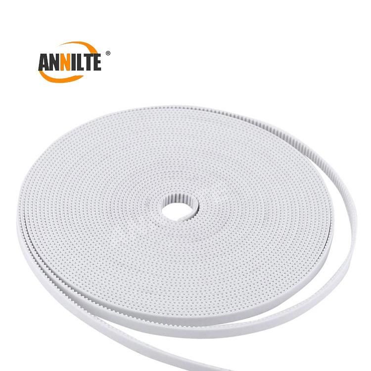 Annilte Most Popular Factory Outlet White Double Sided Tooth Endless PU Synchronous Belt