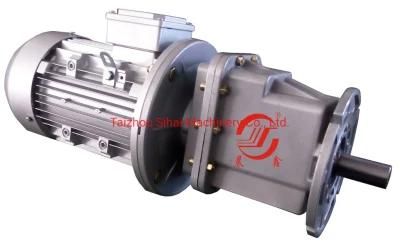 Src Helical Gearbox Motor Silver Color