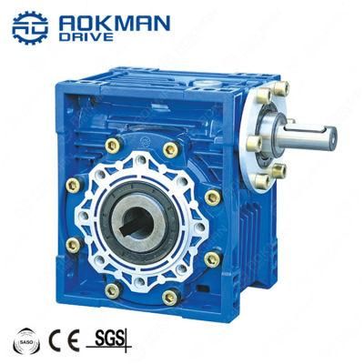 Aokamn Speed Gear Box 60: 1 Horizontal Shaft Worm Gear Speed Reducer