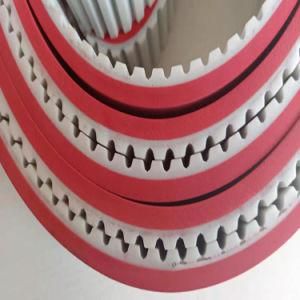 T10 PU Timing Belt with Red Rubber Coating for Glass Industry
