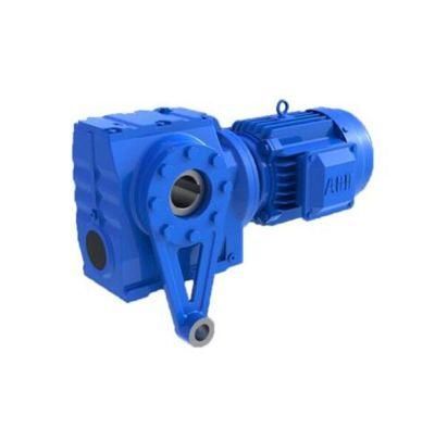 Sat Worm Gear Helical Gearbox with Torque Arm Mounted