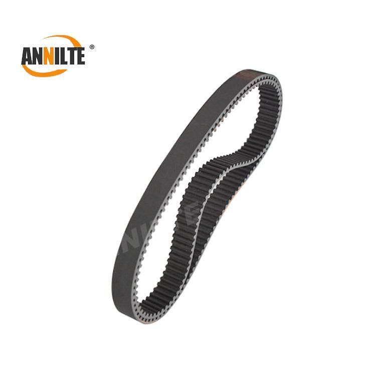 Annilte Manufacturer Customizable Black Curved Teeth Synchronous Conveyor Rubber Belt/V Belt - 2/Industrial Rubber Timing Belt with Teeth
