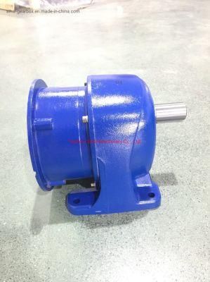 Foot Mounting Helical Gearbox Motor with Customized Color