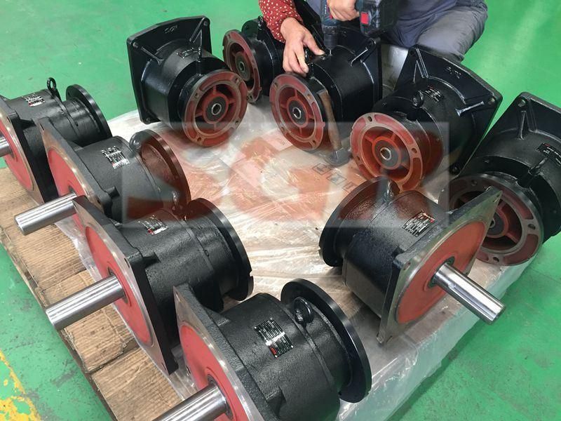 Helical Geared Motor Gear Reducer Foot Mounted for Conveyor Machine