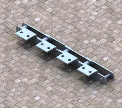 P100f281A1 Large Pitch ISO and ANSI Standard Engineering and Construction Machinery Driving Conveyor Chains with Attachments