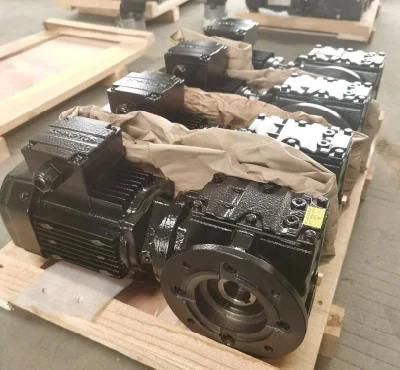 S Series Helical Worm Gearbox with Input Flange